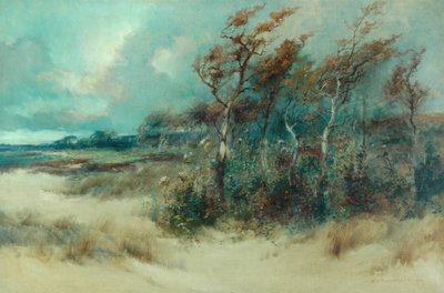 Árvores em uma pista de areia, Heysham, 1916 de William H. Parkinson
