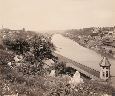 Lehigh Valley a partir de Piccadilly Hill, para a Lehigh Valley Railroad de William H. Rau