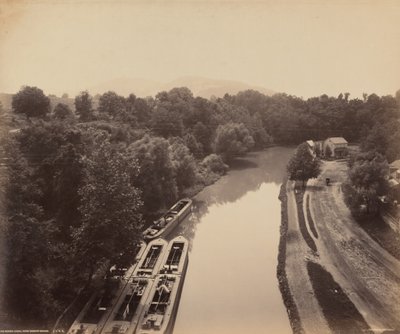 Canal Morris da ponte de Green de William H. Rau