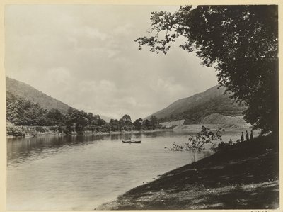 O rio Juniata, Lewistown Narrows de William H. Rau