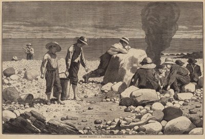 Esboços à Beira-mar - A Clam-Bake de William H. Redding after Winslow Homer