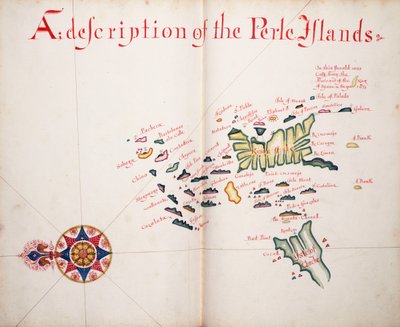 Descrição das ilhas Perle de William Hack