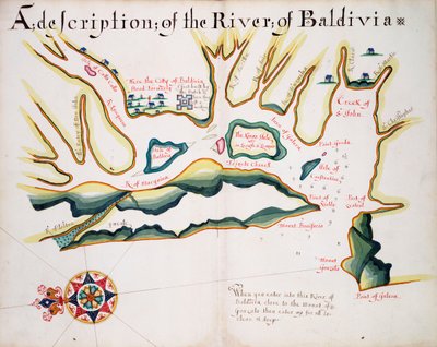 Descrição do rio de Baldivia de William Hack