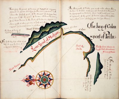 A Baía de Colan e o Porto de Paita de William Hack