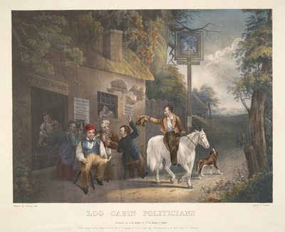 Políticos da cabana de madeira de William Hall