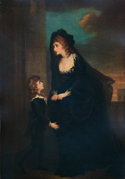 Siddons e seu filho na tragédia de Isabella, 1784, 1935 de William Hamilton