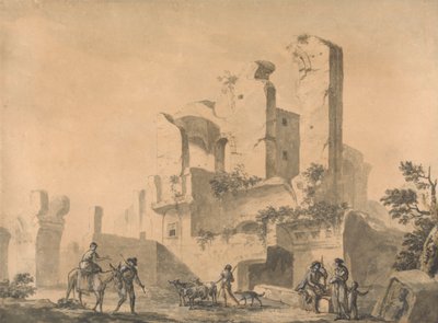 Ruínas em Roma de William Hamilton