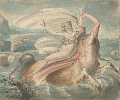 O Rapto de Deianira, 1770-80. de William Hamilton