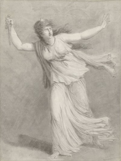 A dramaturga Sarah Siddons no papel de Euphrasia de William Hamilton