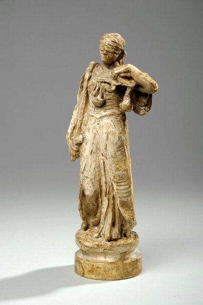 Maquete para uma Figura de Justiça (gesso) de William Hamo Thornycroft