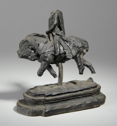 Maquete para uma estátua equestre de Eduardo I, c.1893 (plasticina) de William Hamo Thornycroft