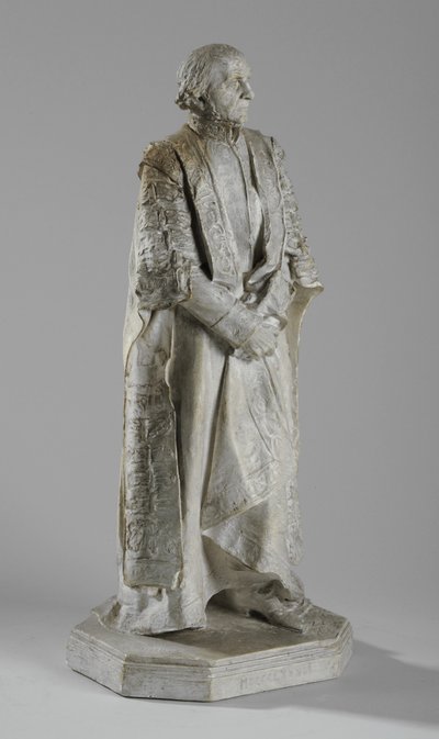Maquete para a estátua de William Ewart Gladstone em The Strand, Londres, c.1905 (gesso) (ver também 876153) de William Hamo Thornycroft