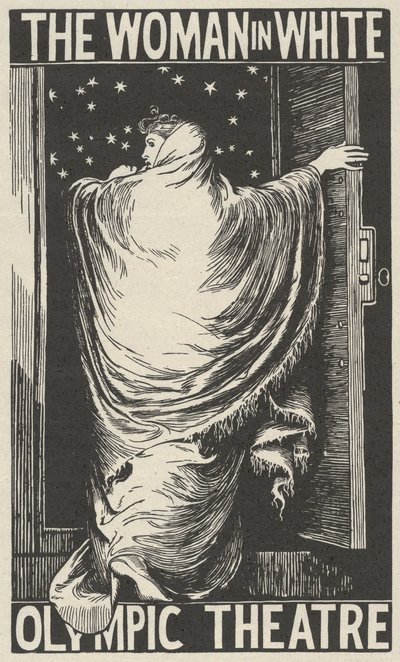 A Mulher de Branco, 1871. de William Harcourt Hooper