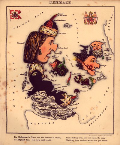 Divertimento geográfico - esquemas humorísticos de vários países, com uma introdução e linhas descritivas LOC 84675540-16 de William Harvey