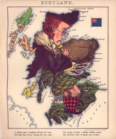 Divertimento geográfico - com esboços humorísticos de vários países, com uma introdução e linhas descritivas LOC 84675540-7 de William Harvey