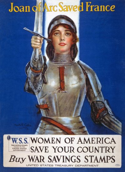 Joana d&39;Arc salvou a França, 1918 de William Haskell Coffin