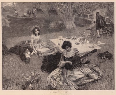 Um piquenique no rio de William Hatherell