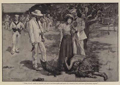 Ilustração para um triunfo da civilização, por Grant Allen de William Hatherell