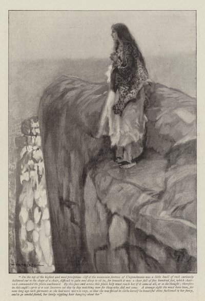 Ilustração para Andorinha, Um Conto da Grande Caminhada, de H Rider Haggard de William Hatherell