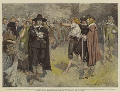 Ilustração para A Vingança de Dungarvan, de E Lester Arnold (chromolitho) de William Hatherell