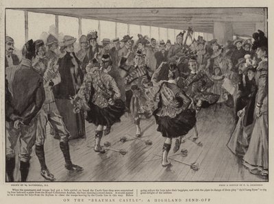 No Castelo Braemar, um Highland Send-off de William Hatherell