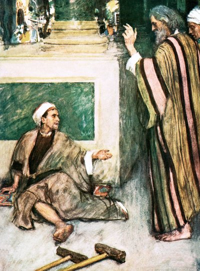 Pedro e João curando o coxo de William Hatherell