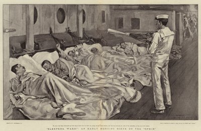 Sleepers, Wake !, uma cena de manhã cedo no Ofir de William Hatherell