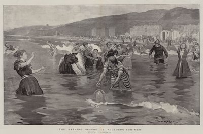 A temporada de banho em Boulogne-sur-Mer de William Hatherell