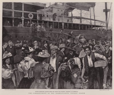 O começo da temporada turística transatlântica de William Hatherell