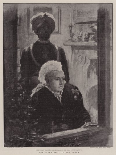 A visita do czar à rainha de William Hatherell