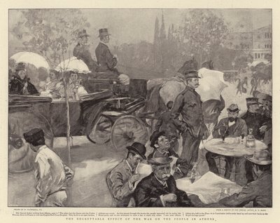 O efeito lamentável da guerra contra o povo em Atenas de William Hatherell