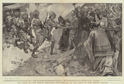 O Cerco da Legação de Pequim, a Chegada da Cabeça da Coluna de Socorro de William Hatherell