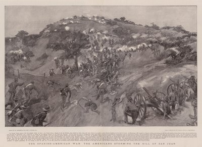 A guerra hispano-americana os americanos invadiram a colina de San Juan de William Hatherell