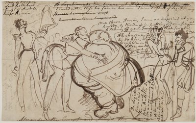 Um beijo no congresso, 1818 de William Heath