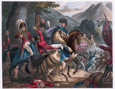Batalha perto da vila de Sorauren, 1813 de William Heath