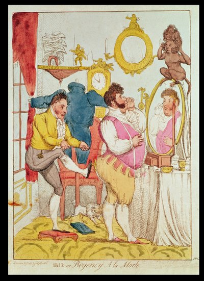 Regência a la Mode, desenho animado de William Heath