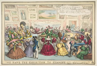 Temos a exposição para examinar, 1810-40. de William Heath