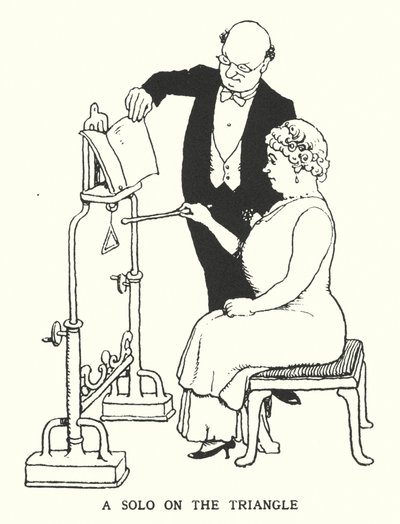Um Solo no Triângulo (litho) de William Heath Robinson