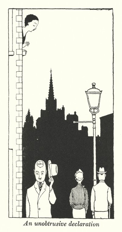 Uma declaração discreta (litho) de William Heath Robinson