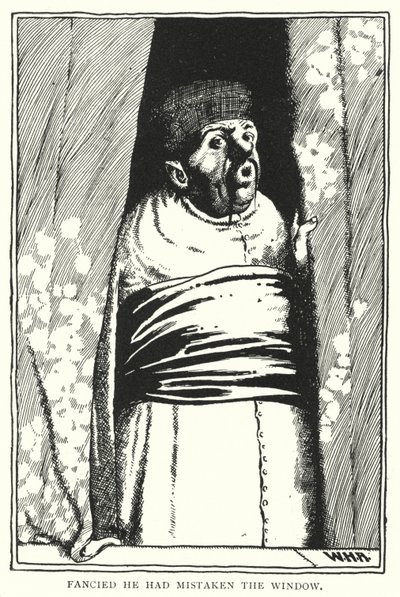 Imaginou que ele tinha confundido a janela (gravação) de William Heath Robinson