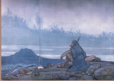 Siga depois siga-depois para a colheita é costurada de William Heath Robinson