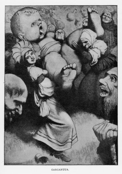 Gargântua (litho) de William Heath Robinson