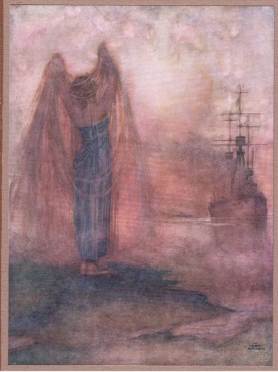 Halifax Na névoa minhas proas guardiãs colocaram de William Heath Robinson