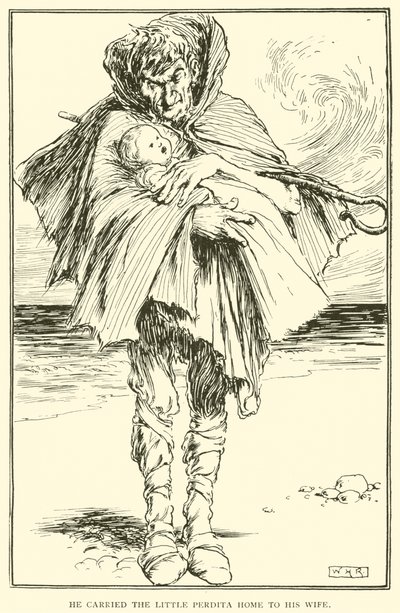 Ele levou a pequena Perdita para sua esposa de William Heath Robinson