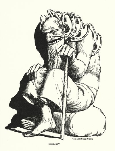 Diga o que sente (litho) de William Heath Robinson