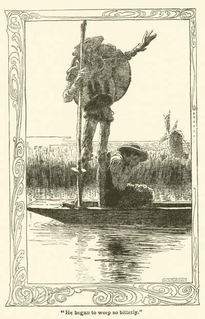 Ilustração para Dom Quixote (litho) de William Heath Robinson