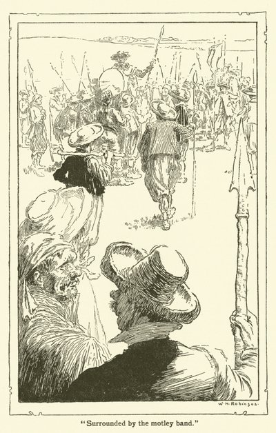 Ilustração para Dom Quixote (litho) de William Heath Robinson