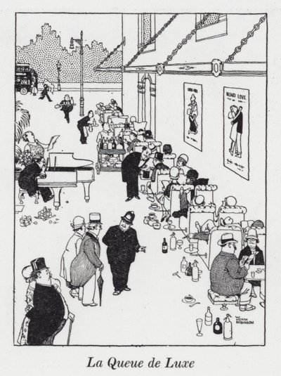 A Cauda de Luxo (litho) de William Heath Robinson