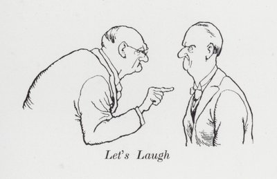 Vamos rir (litho) de William Heath Robinson