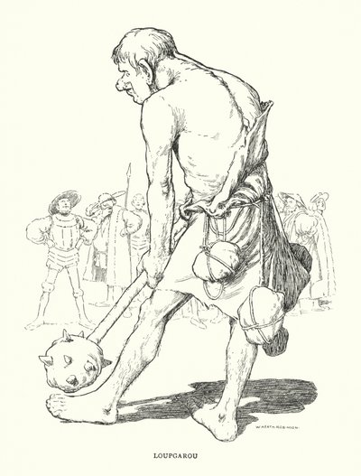 Loupgarou (litho) de William Heath Robinson